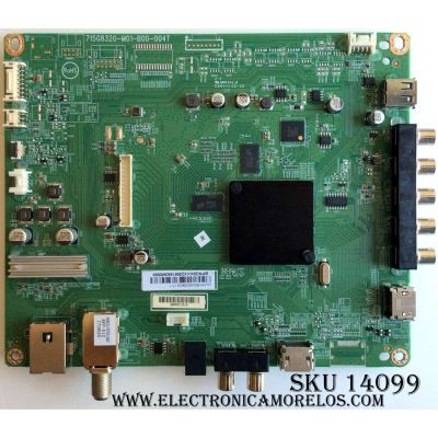 MAIN PARA TV VIZIO / NUMERO DE PARTE XHCB02K002 / 715G8320-M01-B00-004T / 756TXHCB02K002 / PANEL TPT315B5-FHBN0.K REV:S49P2Y / DISPLAY HV320FHB-N00 / MODELOS D32F-E1 LTTUVMDT / D32F-E1 LTTUVMMT